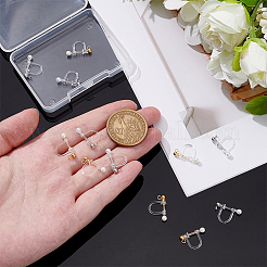 Plastic Clip-on Earring Findings&nbsp;STAS-UN0001-21