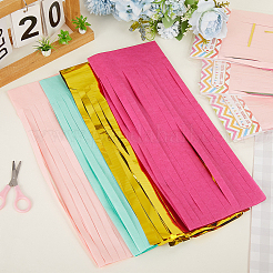 Tissue Paper Tassels Garland&nbsp;AJEW-WH20006-110A