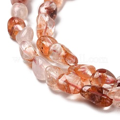 Natural Hematoid Quartz/Ferruginous Quartz Beads Strands&nbsp;G-B047-01A-01