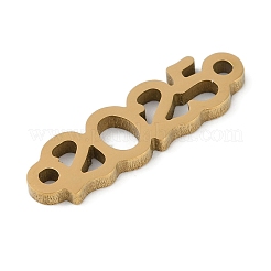 304 Stainless Steel Connector Charms&nbsp;STAS-L279-019G