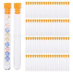 150Pcs Plastic Sewing Needle Organizers Tubes with Cap&nbsp;CON-CA0001-037A