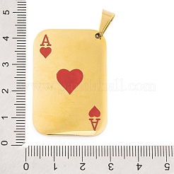 304 Stainless Steel Pendants&nbsp;STAS-K283-02G