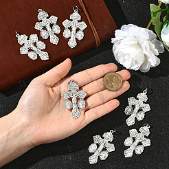 10Pcs Tibetan Style Alloy Big Pendants&nbsp;FIND-SC0020-48