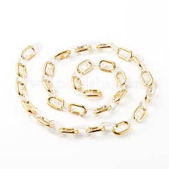 Handmade 3 Strands 3 Styles CCB Plastic Cable Chains&nbsp;AJEW-JB00960