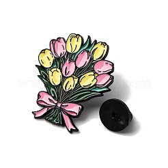 Tulip Flower Enamel Pins&nbsp;JEWB-P050-03D-EB