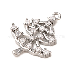 Brass Rhinestone Pendants&nbsp;RB-CBAFDDC-05P