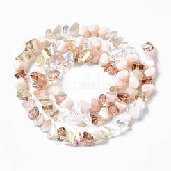Electroplate Glass Beads Strands&nbsp;EGLA-N002-06I