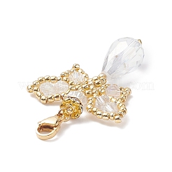 Butterfly Angel Glass Pendant Decoration&nbsp;HJEW-MZ00007