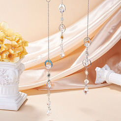3Pcs Glass Hanging Suncatchers&nbsp;HJEW-TADJ0017
