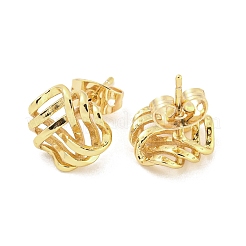 Brass Ear Studs&nbsp;EJEW-P261-09G