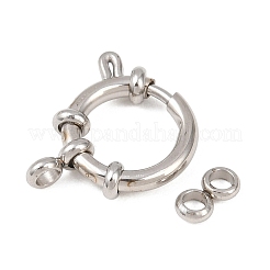 304 Stainless Steel Spring Ring Clasps&nbsp;STAS-L310-04P