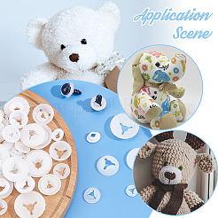 1 Set Plastic Eyes Washers&nbsp;FIND-PH0018-38