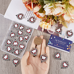 24Pcs Alloy Enamel Pendants&nbsp;ENAM-SC0007-74