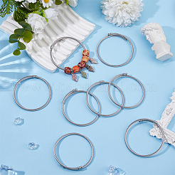 24Pcs 304 Stainless Steel Twisted Rope Shape Bangles for Women&nbsp;BJEW-HS0001-02