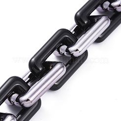 Handmade CCB Plastic Cable Chains&nbsp;AJEW-JB00666-04