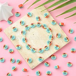 Handmade Polymer Clay Beads&nbsp;CLAY-CJC0001-02