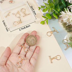 10 Sets Brass Toggle Clasps&nbsp;KK-BBC0007-92