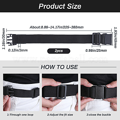 Polyester Elastic Invisible Waist Belt&nbsp;AJEW-WH0348-287