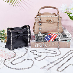 3Pcs 3 Style Alloy Cable Chain Bag Straps&nbsp;FIND-WR0009-16