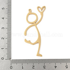 304 Stainless Steel Pendants&nbsp;STAS-G355-16G