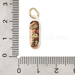 Baking Paint Brass Pendants&nbsp;KK-C171-01A