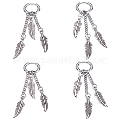 4Pcs Stainless Steel Hoop Earrings for Women&nbsp;EJEW-LP0001-56