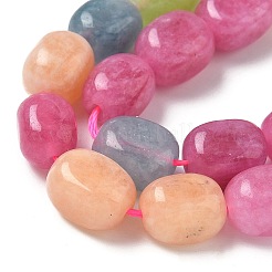 Dyed Natural Malaysia Jade Beads Strands&nbsp;G-P528-I12-01