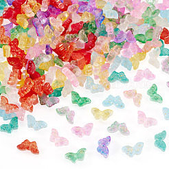 120Pcs 12 Colors Transparent Spray Painted Glass Beads&nbsp;GLAA-TA0003-86