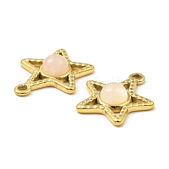 Natural Rose Quartz Pendants&nbsp;STAS-K258-24G-10