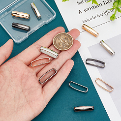 12Pcs 3 Colors Alloy Loop Keepers&nbsp;FIND-WR0010-67