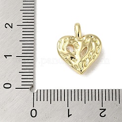 Brass Micro Pave Cubic Zirconia Pendants&nbsp;KK-K371-04G