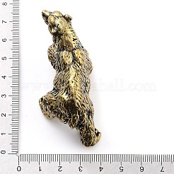 Brass Polar Bear Figurines Statues for Home Desktop Feng Shui Ornament&nbsp;KK-A216-07AB
