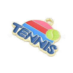 Tennis Alloy Enamel Pendants&nbsp;AL-CBA292F-02D-G