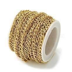 10M Ion Plating(IP) 304 Stainless Steel Figaro Chains&nbsp;CHS-G035-02A-G