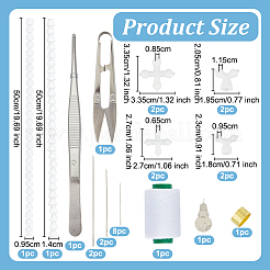 2 Sets Polyoxymethylene(POM) Toy Skeleton Joint&nbsp;DIY-OC0012-27