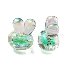 UV Plating Rainbow Iridescent Acrylic Beads&nbsp;X1-PACR-E001-05B