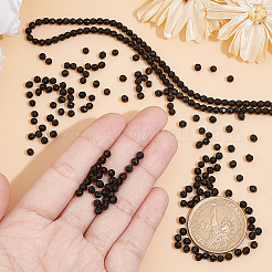 2 Strands Natural Black Onyx Beads Strands&nbsp;G-NB0004-19