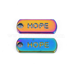 Rainbow Color Alloy Charms&nbsp;PALLOY-S180-249-NR