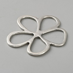 Tibetan Style Alloy Flower Pendants&nbsp;PALLOY-WH0048-60AS-08
