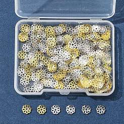 300Pcs 3 Styles Brass Bead Caps&nbsp;IFIN-FS0001-43