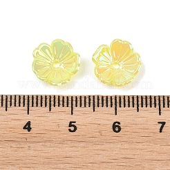 UV Plating Opaque Acrylic Bead Cap&nbsp;OACR-K001-41B
