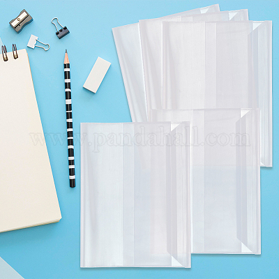 10Pcs Plastic Book Covers&nbsp;OFST-WH20816-004C-1