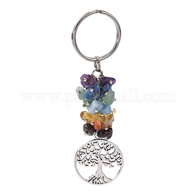 Natural Gemstone Keychain&nbsp;KEYC-JKC00163-02-1