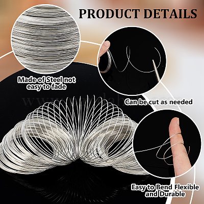 Memory Wire Color Wholesale 2 Colors Steel Memory Wire - Pandahall.com