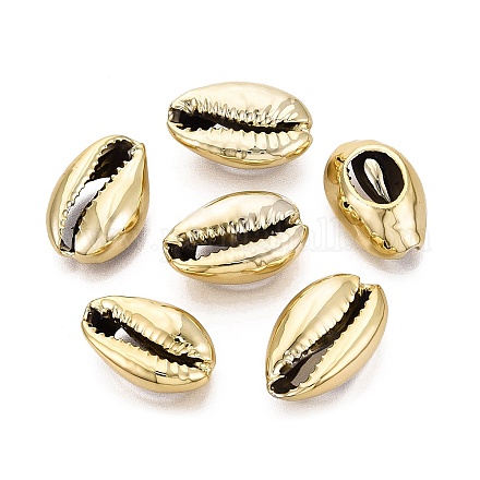 Electroplated Shell Beads BSHE-O017-13KCG-1