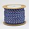 Braided Nylon Cord, Macrame Woven Rope, for Jewelry Making String Knitting Craft, Colorful, 2mm, about 20yards/roll