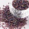 Round Glass Seed Beads, Transparent Colours Rainbow, Round, Misty Rose, 12/0, 2mm, Hole: 1mm, about 30000pcs/pound