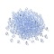 Transparent Glass Beads, Bicone, Light Steel Blue, 4x4x3.5mm, Hole: 1mm, 720pcs/bag