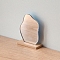 Plastic Mirror Model, Micro Landscape Dollhouse Accessories, Pretending Prop Decorations, Navajo White, 34x13x43mm