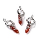 Natural Red Agate Pointed Pendants&nbsp;G-I0322-03P-06-1